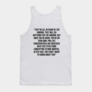 George Carlin Quote Tank Top